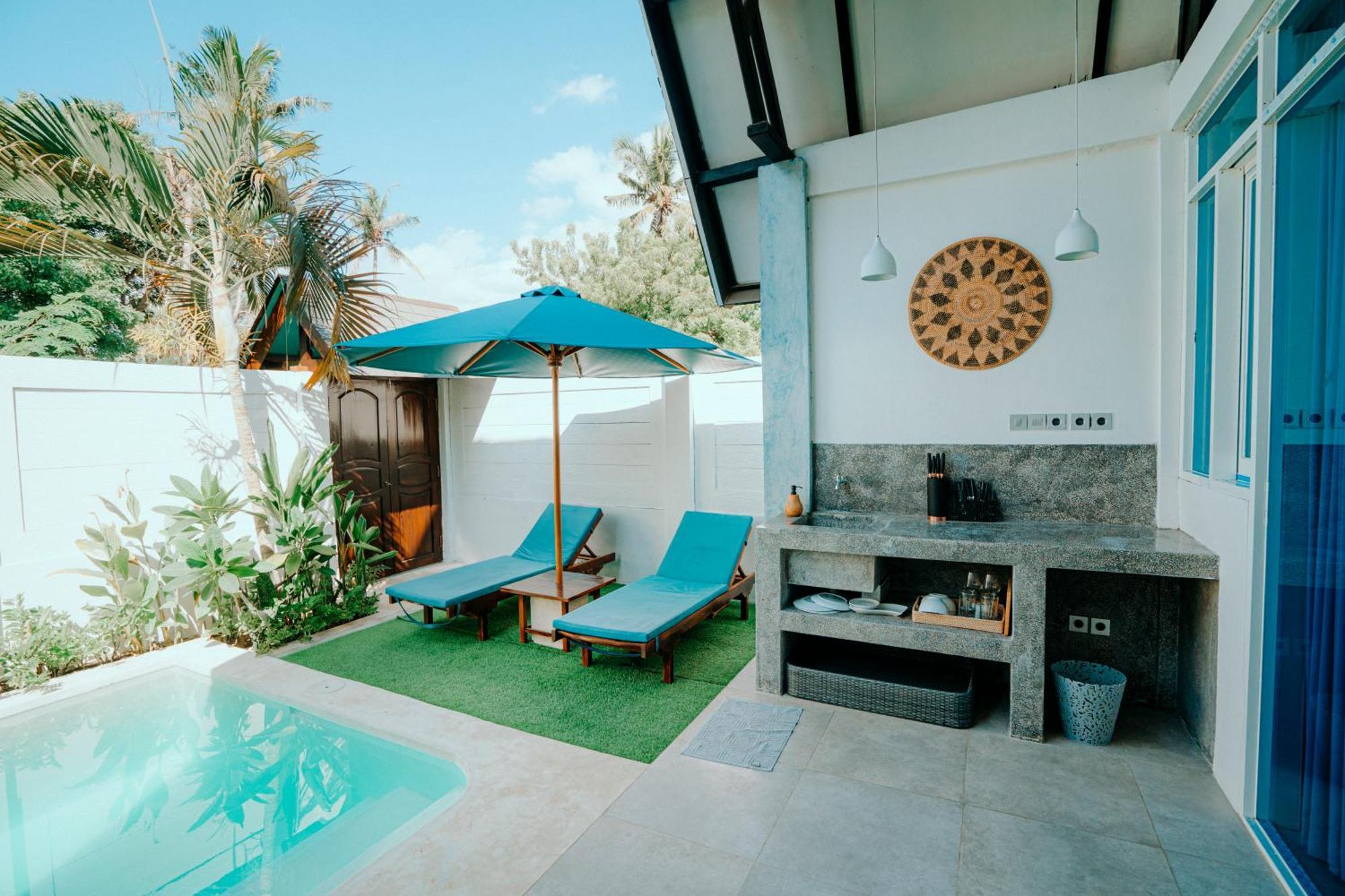 Atties Villa Gili Air Kültér fotó